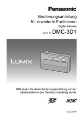 Panasonic lumix DMC-3D1 Bedienungsanleitung