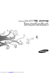 Samsung GT-P7100-M16 Benutzerhandbuch