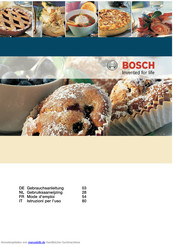 Bosch PIE375N14E Edelstahl Comfort-Profil Induktions-Domino Glaskeramik Gebrauchsanleitung