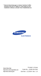 Samsung SGH-E330N Bedienungsanleitung
