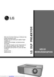 LG HS101 Bedienungsanleitung