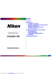 Nikon COOLPIX 700 Bedienungsanleitung