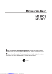 LG M3800S Benutzerhandbuch