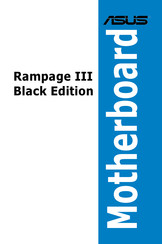 Asus Rampage III Black Edition Handbuch