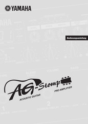 Yamaha AG-Stomp Bedienungsanleitung