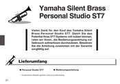 Yamaha Personal Studio ST7 Bedienungsanleitung