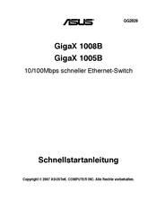 Asus GigaX 1005B Schnellstartanleitung