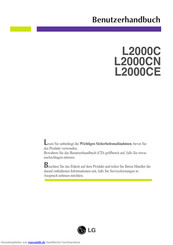LG L2000CE Benutzerhandbuch