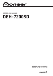 Pioneer DEH-7200SD Bedienungsanleitung