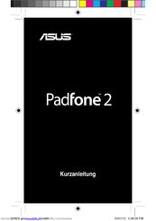 Asus PadFone 2 Kurzanleitung