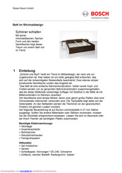 Bosch Bett Handbuch