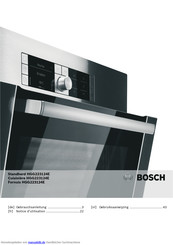 Bosch HGG223124E weiß Gas-Standherd 60cm Gas-Kochfeld Gebrauchsanleitung