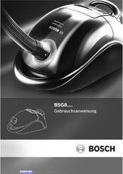 Bosch BSG81455 schwarz Bodenstaubsauger Beutel LimitedEdition Gebrauchsanweisung
