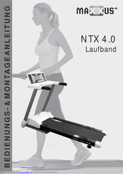 Maxxus Laufband NTX 4.0 Bedienungsanleitung