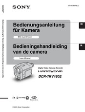 Sony HandyCam DCR-TRV480E Bedienungsanleitung