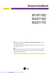 LG W2271SC Benutzerhandbuch