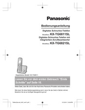 Panasonic KX-TG6811SL Bedienungsanleitung
