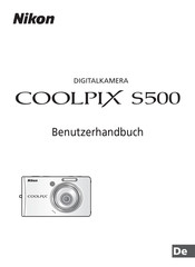 Nikon CoolPix S500 Benutzerhandbuch