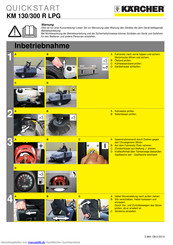 Kärcher KM 130-300 R Lpg Kurzanleitung