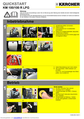 Kärcher KM 100-100 R LPG Kurzanleitung