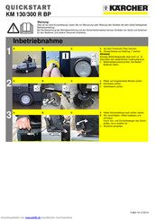 Kärcher KM 130-300 R Bp Pack Kurzanleitung