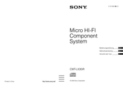 Sony CMT-LX30IR Bedienungsanleitung