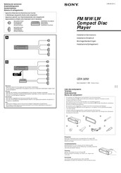 Sony CDX-3250 Installationshandbuch