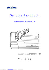 Avision DF-1015S Benutzerhandbuch