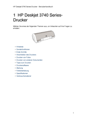 HP Deskjet 3745 Series Benutzerhandbuch