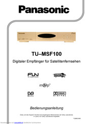 Panasonic TU-MSF100 Bedienungsanleitung