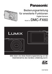 Panasonic DMC-FX60 Bedienungsanleitung
