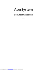 Acer AcerSystem Benutzerhandbuch