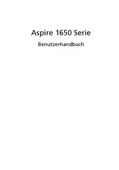 Acer Aspire 1650 SERIE Benutzerhandbuch
