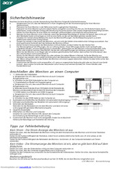 Acer B273H Bedienungsanleitung