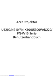 Acer PN-X10 Benutzerhandbuch