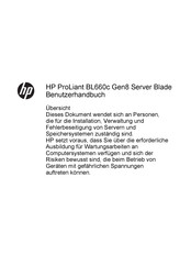 HP ProLiant BL660c Gen 8 Benutzerhandbuch