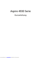 Acer Aspire 4930 Serie Kurzanleitung