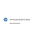 HP ProLiant DL385 G7 Benutzerhandbuch
