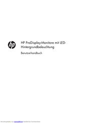 HP P201 ProDisplay Benutzerhandbuch