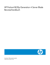 HP ProLiant BL20p G4 Benutzerhandbuch