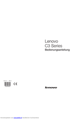 Lenovo C305 Bedienungsanleitung