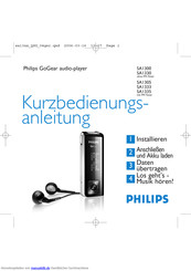 Philips GoGear SA1300 Bedienungsanleitung
