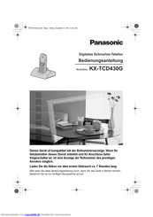 Panasonic KX-TCD430G Bedienungsanleitung