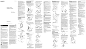 Sony MDR-RF4000K Bedienungsanleitung