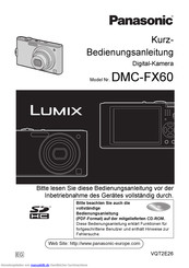 Panasonic DMC-FX60 Kurzbedienungsanleitung