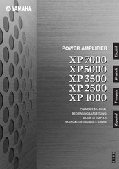 Yamaha XP1000 Bedienungsanleitung