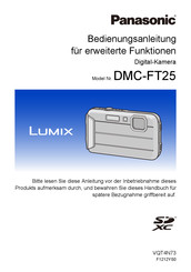 Panasonic LUMIX DMC-FT25 Bedienungsanleitung