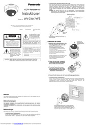 Panasonic WV-CW474FE Instruktionen