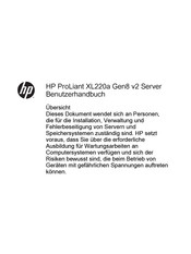 HP ProLiant XL220a Gen8 v2 Benutzerhandbuch