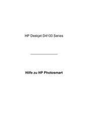 HP Deskjet D4100 Series Benutzerhandbuch